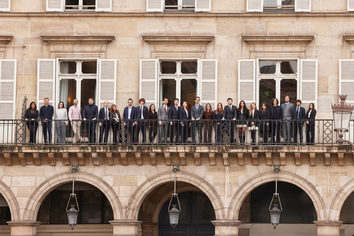 Team photography in Paris — corporate group portrait